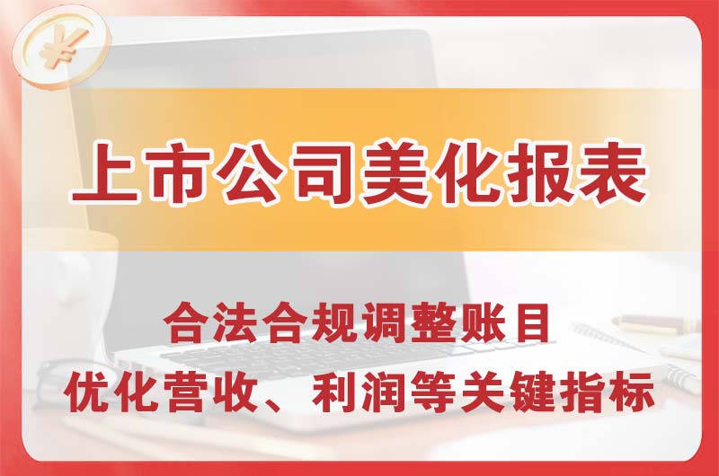 新建上市公司美化报表